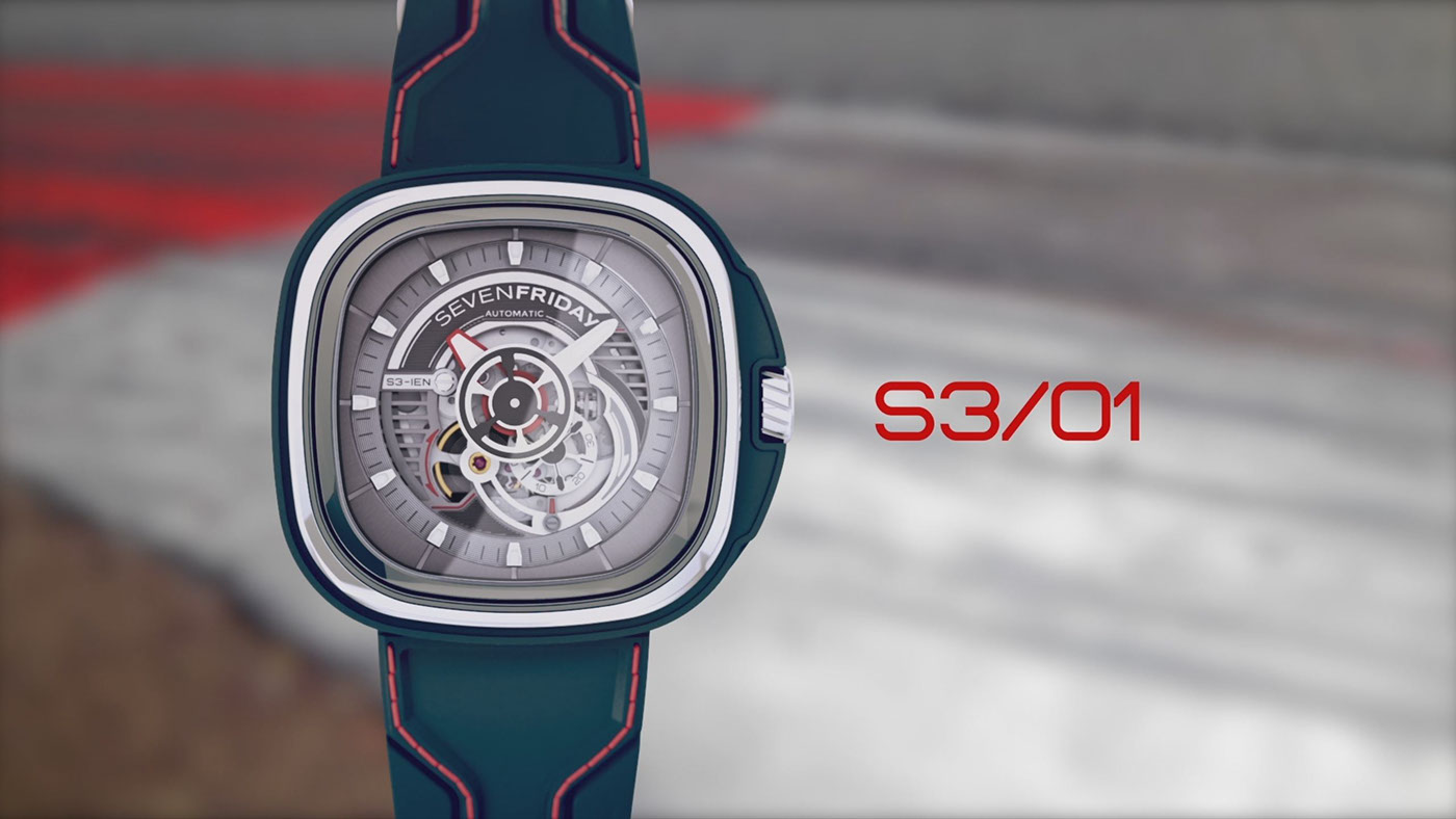 watch Watches sevenfriday animation  post-production motion 3D design