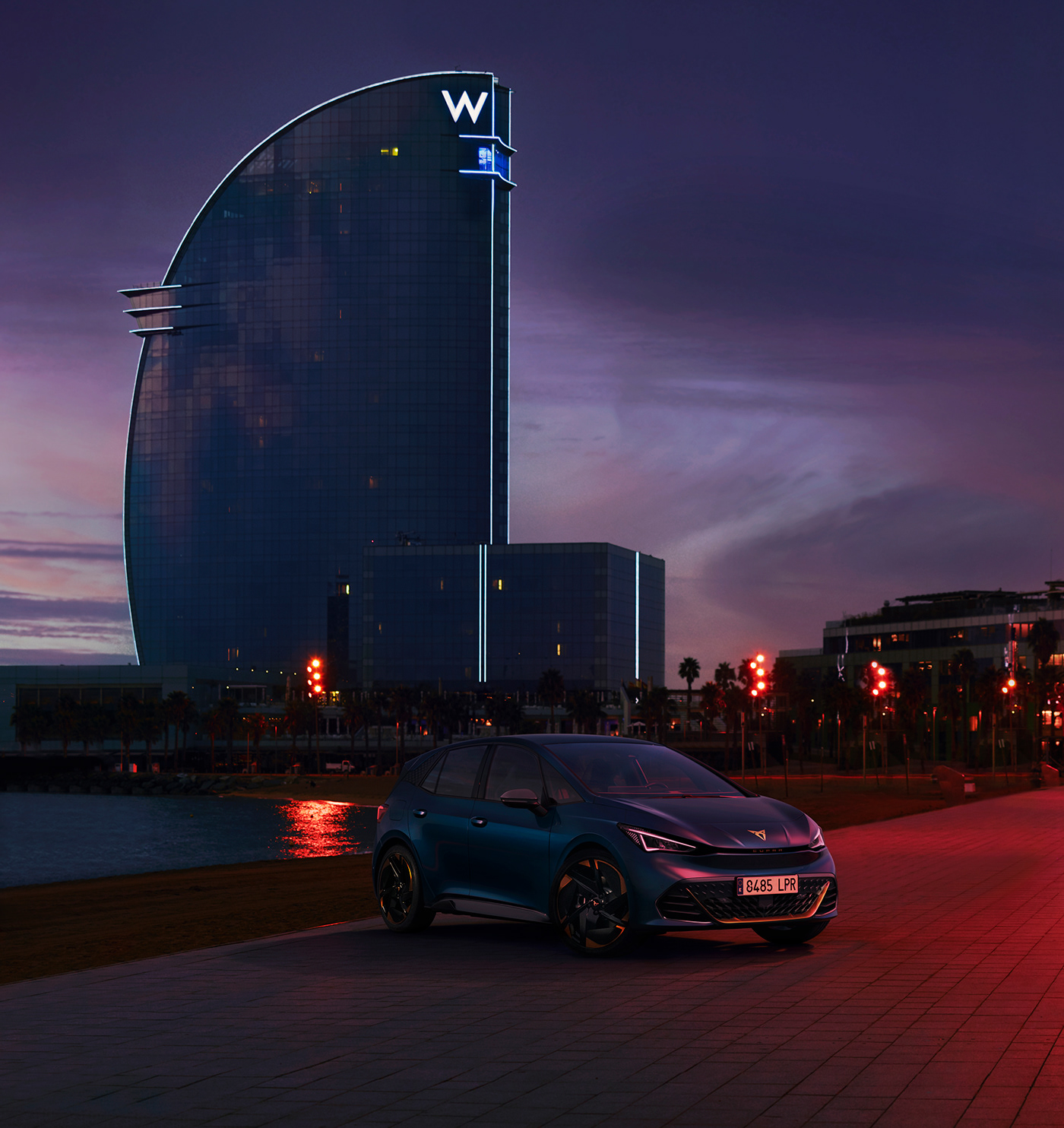 automotive   barcelona Born CGI cupra electric Photography  photoshoot power visualization