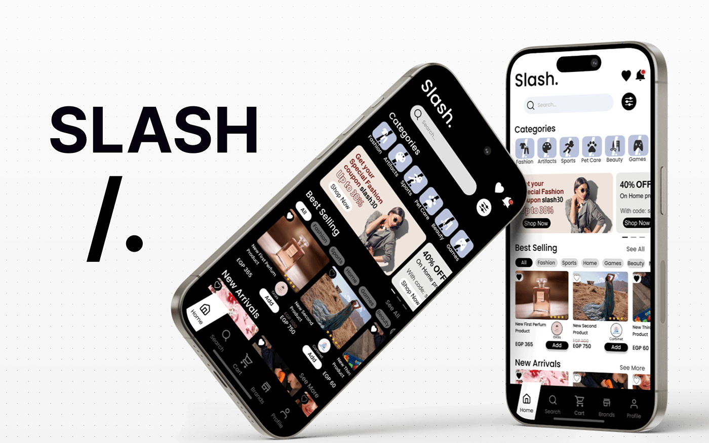 shop store Ecommerce ui design UI/UX Mobile app design brand identity product design  Fsshion
