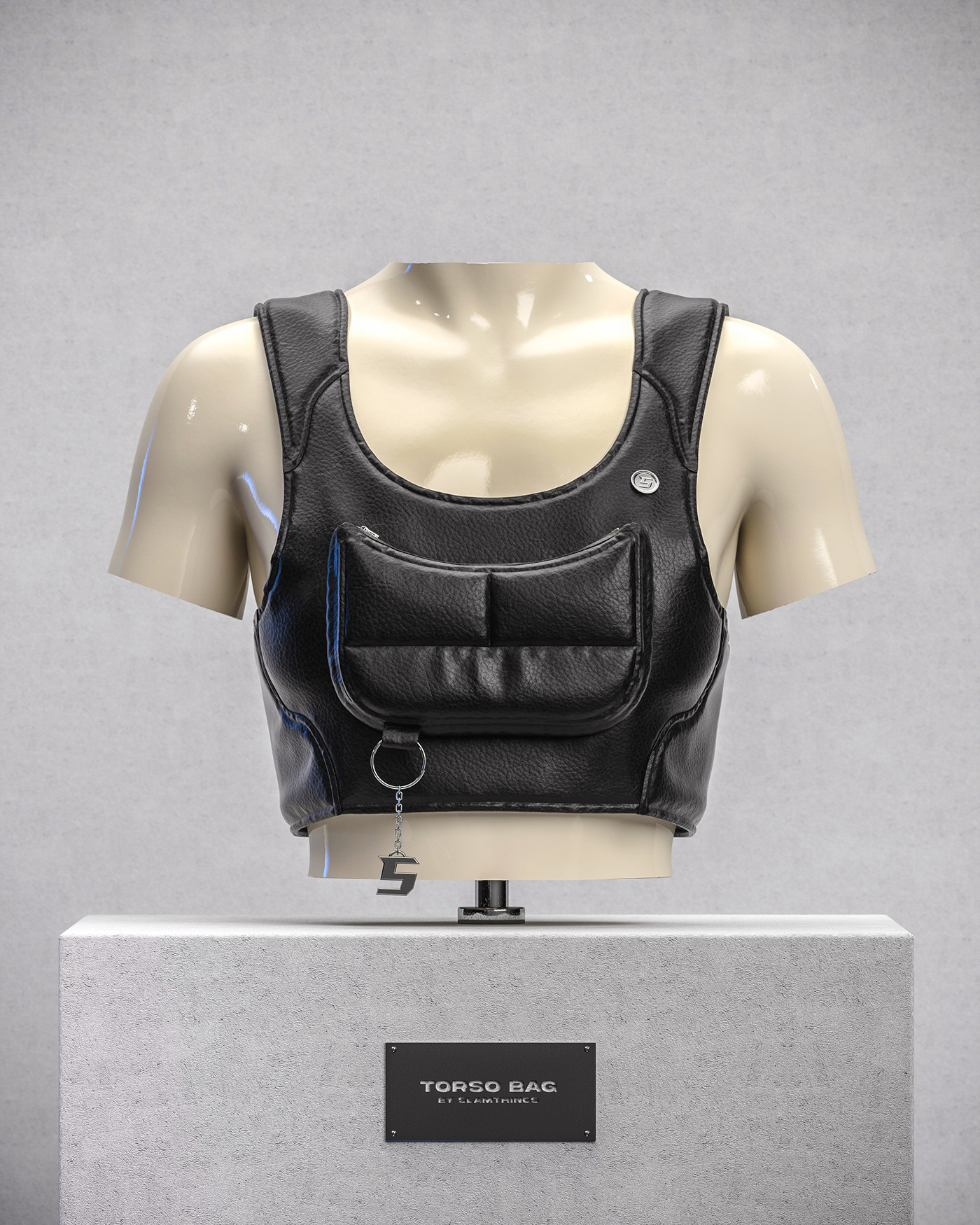 accesories art Clo3d Clothing concept digital fashion leather marvelous designer streetwear virtual fashion