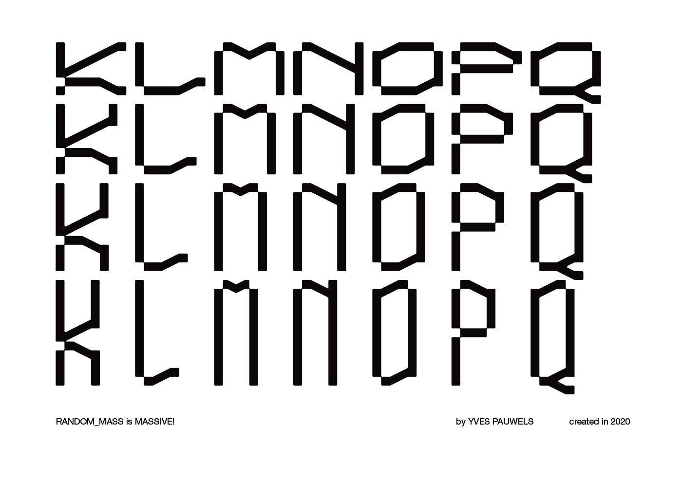 font geometric graphic design  grid type typography  