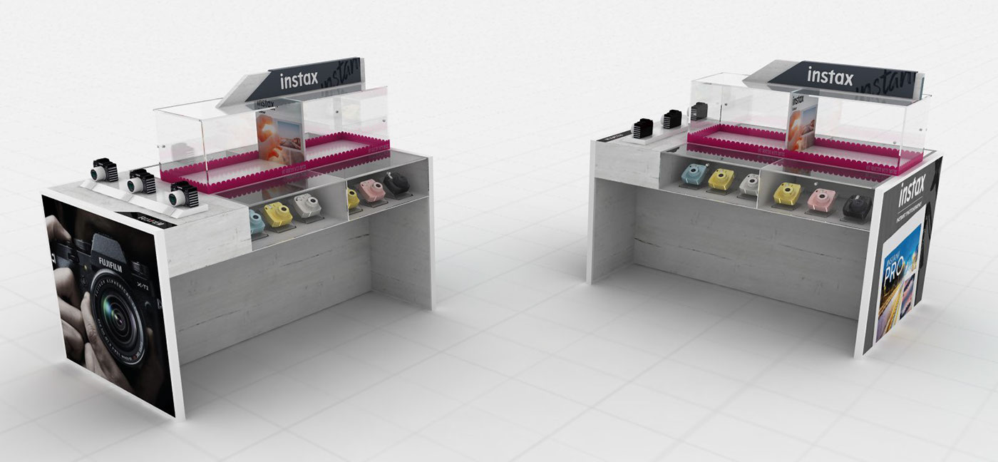 ... design Displays promo stands marketing   product design  in-store communication