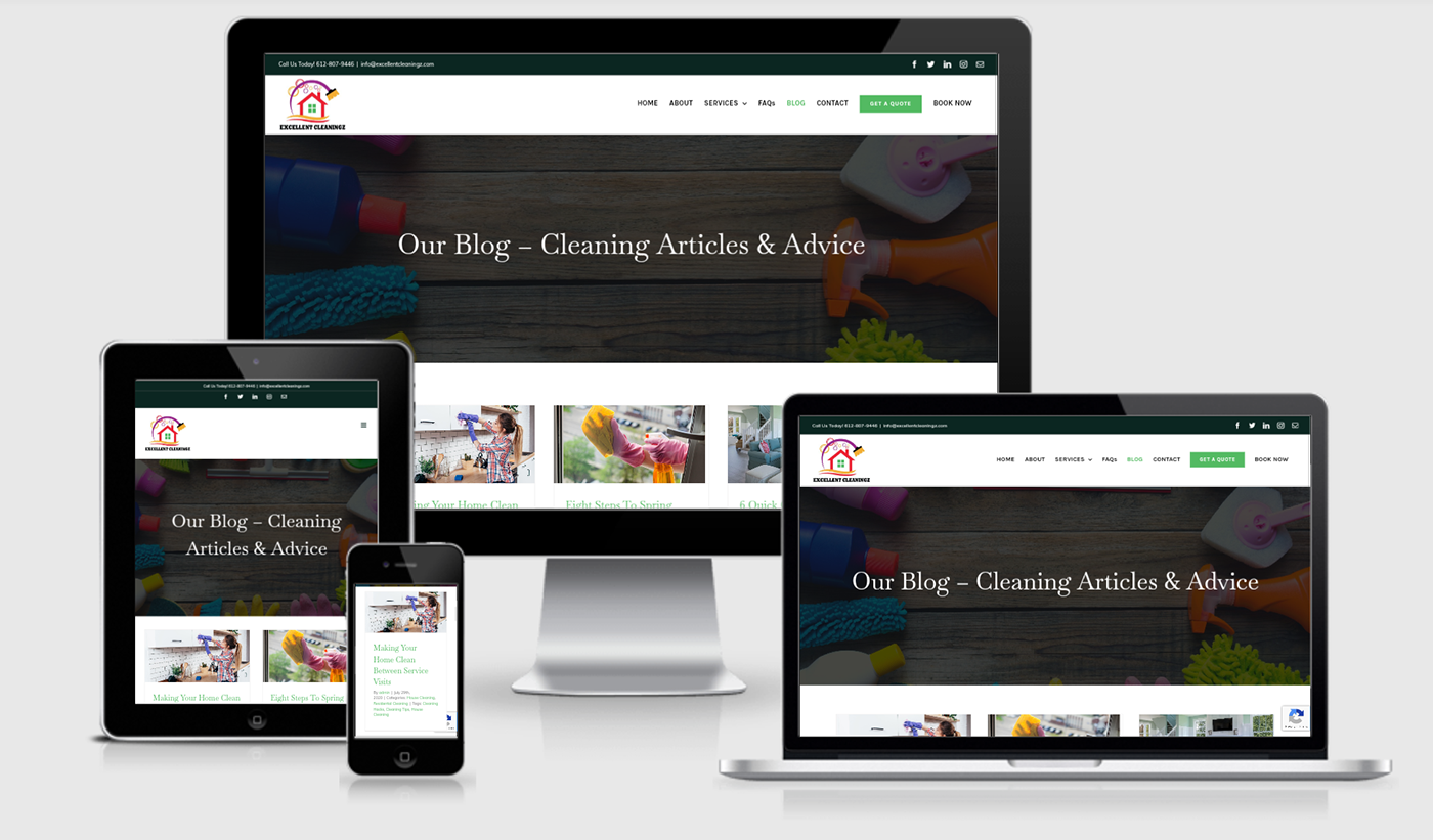 cleaning company Website wordpress branding  house cleaning Responsive Design