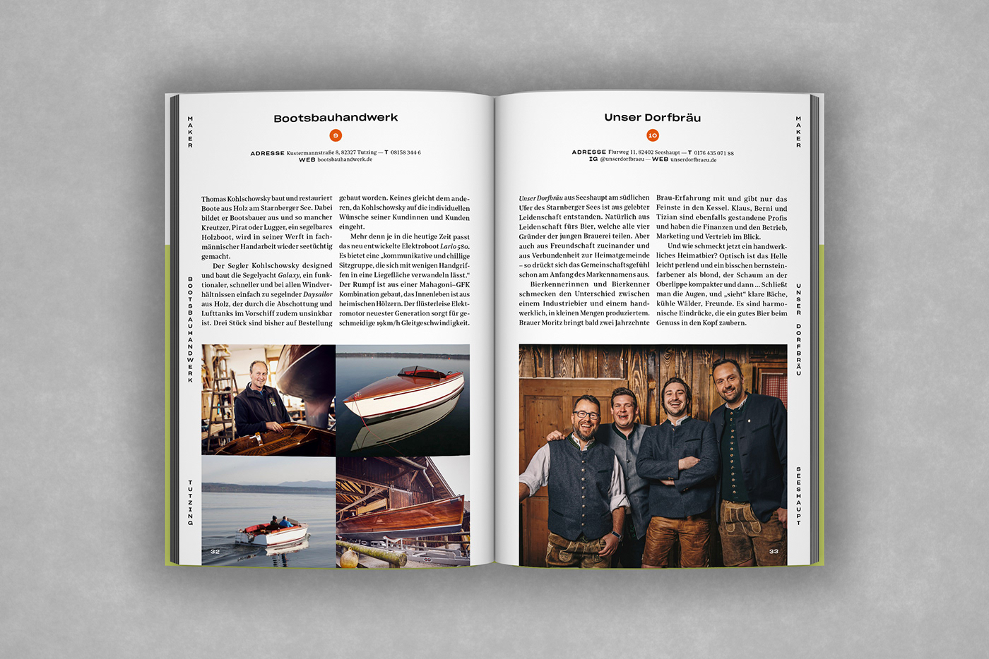 editorial editorial design  Guide ILLUSTRATION  Layout magazine Photography  Voralpen
