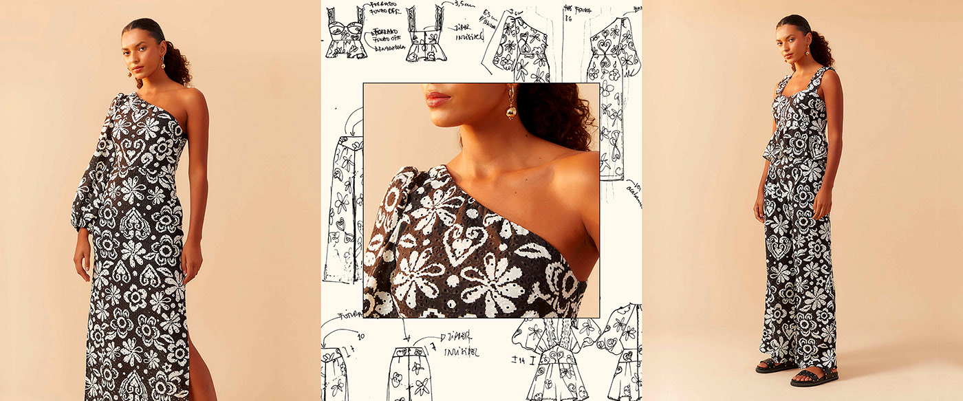 design pattern textile print editorial Photography  Fashion  Clothing