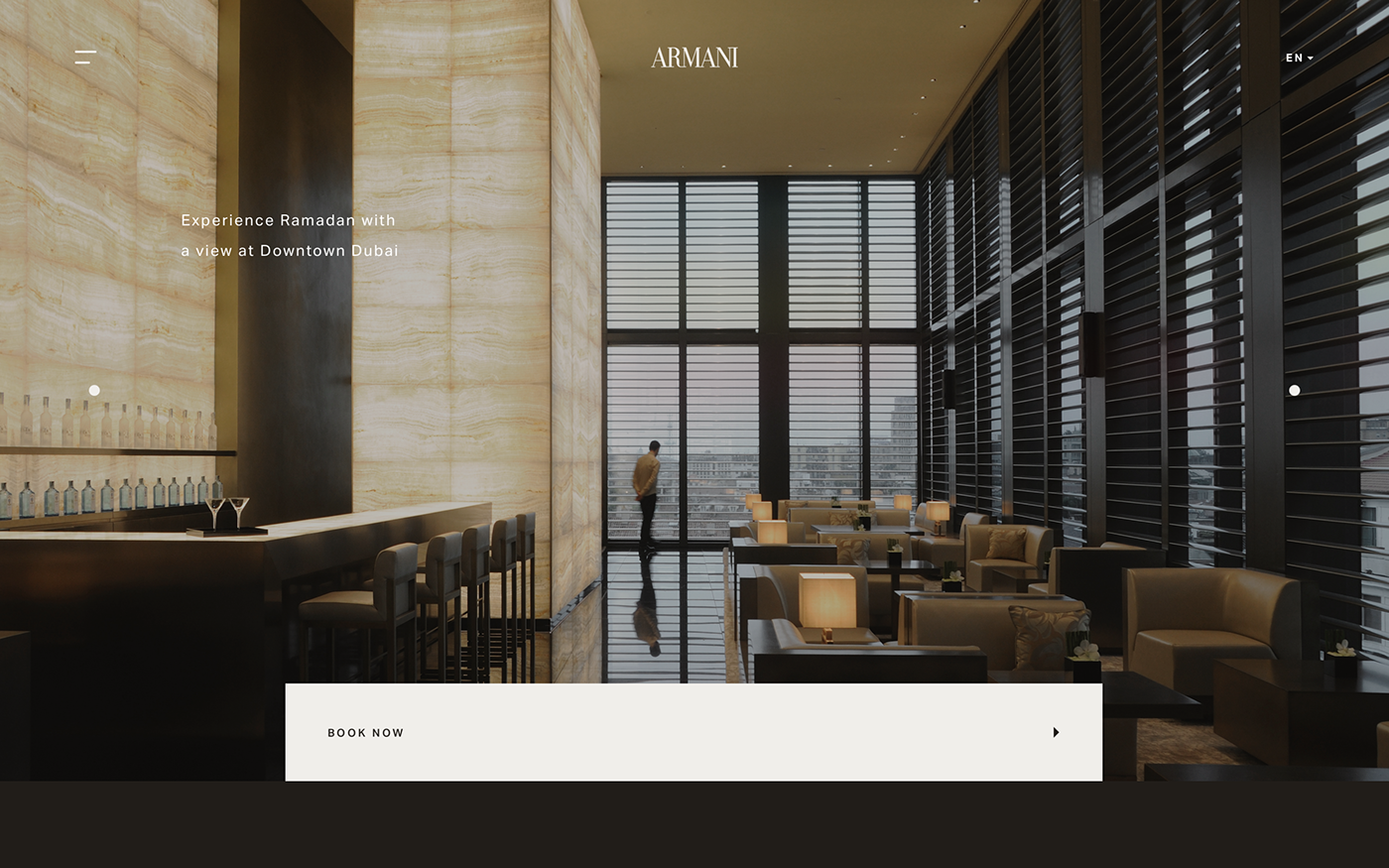armani hotel concept Web motion ux design mobile dubai giorgio