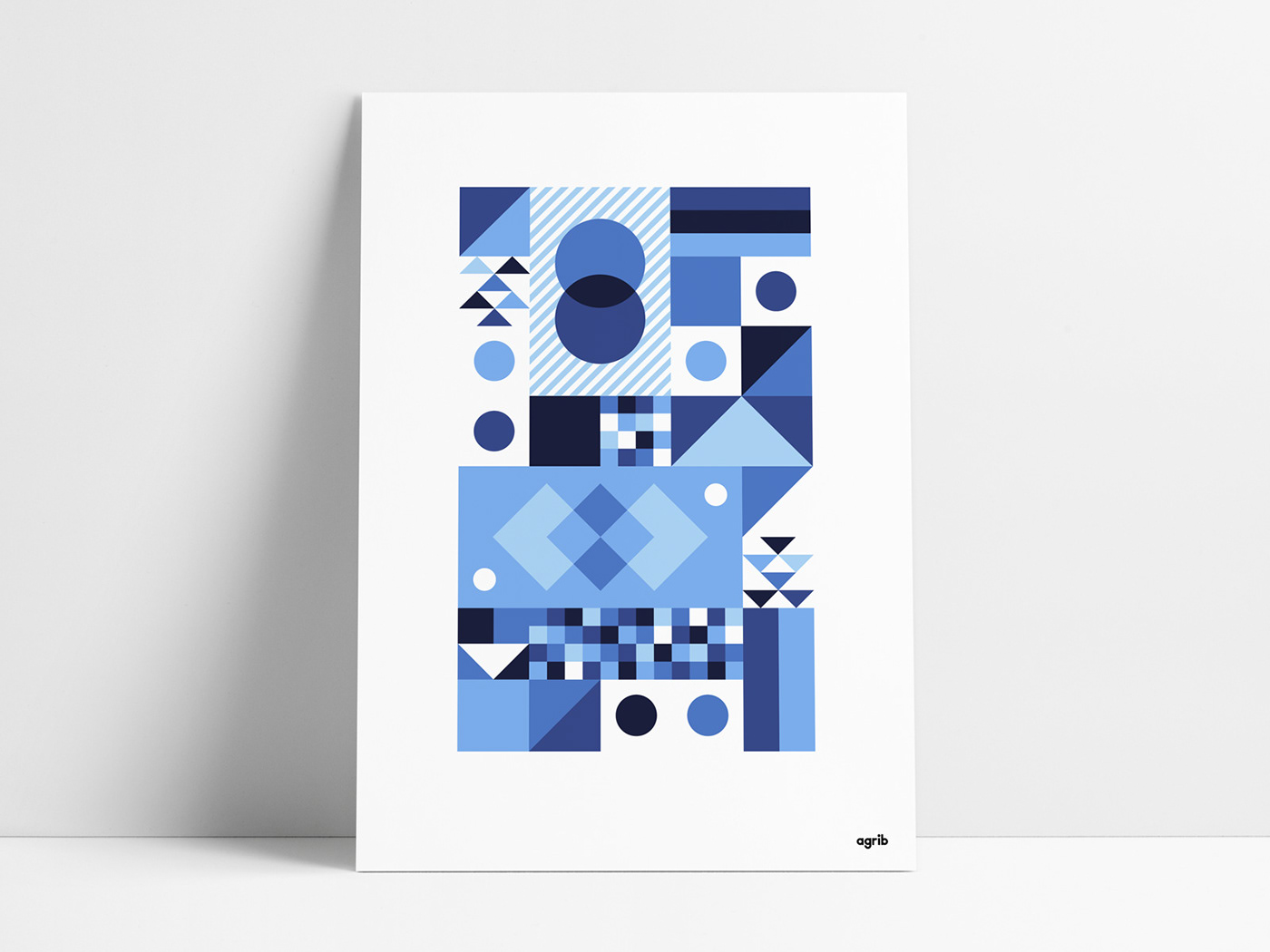 abstract agrib art geometric negative space poster Poster Design posterdesign print shapes