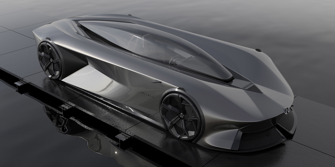 automotive   cardesign concept danielplatek design future infiniti London Nissan supercar