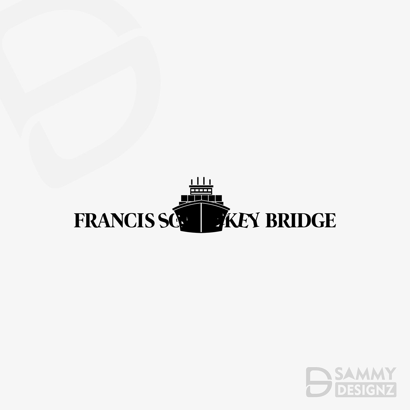 design Graphic Designer logo clipart ILLUSTRATION  Baltimore Francis Scott Key Bridge