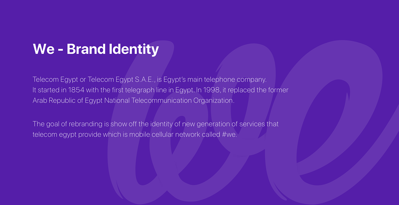 branding  Telecom egypt logo mobile phone colorful