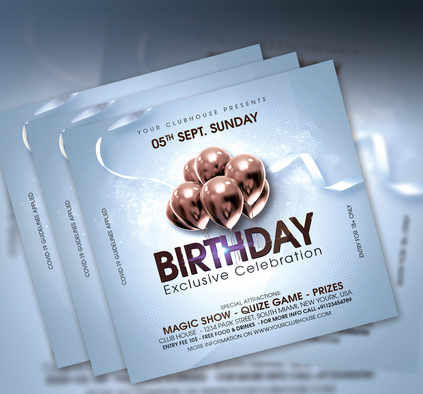 Birthday birthday card birthday invitation birthday party club flyer greeting card happy birthday instagram kids