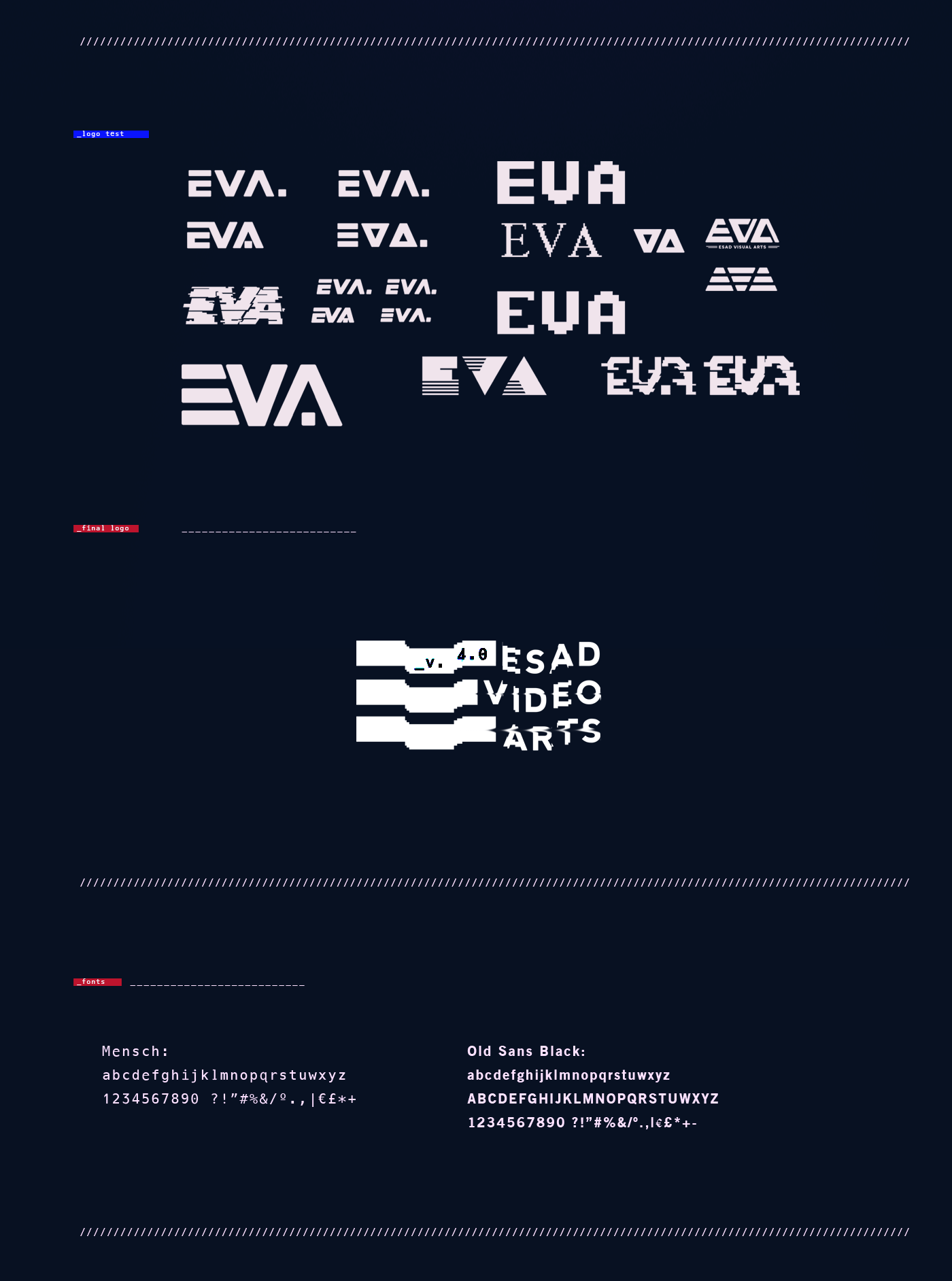graphic design  identity logo poster Eva Degenerative Art Glitch pixel festival
