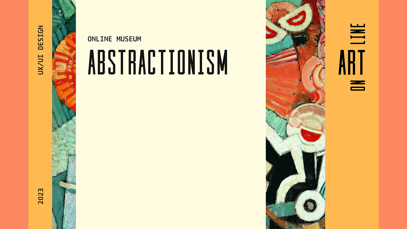 UX design ui design Web museum kandinsky malevich online museum ticket abstractionism