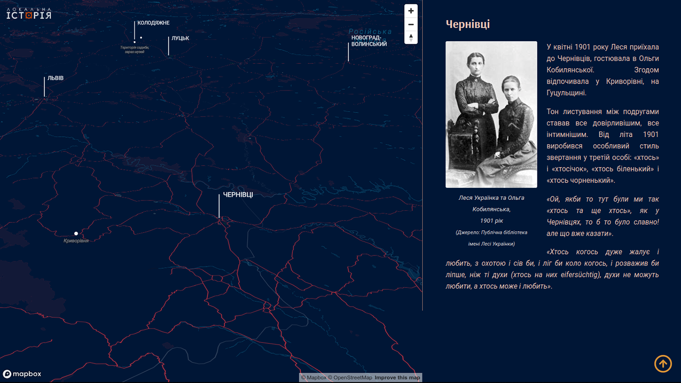 GIS map mapbox maps Storymap ukraine Web