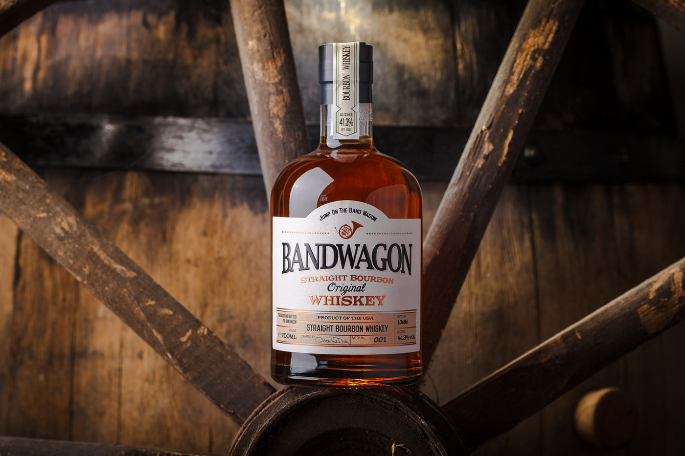 bandwagon 43oz Moldova belgium label design bourbon Whiskey Packaging sodiko