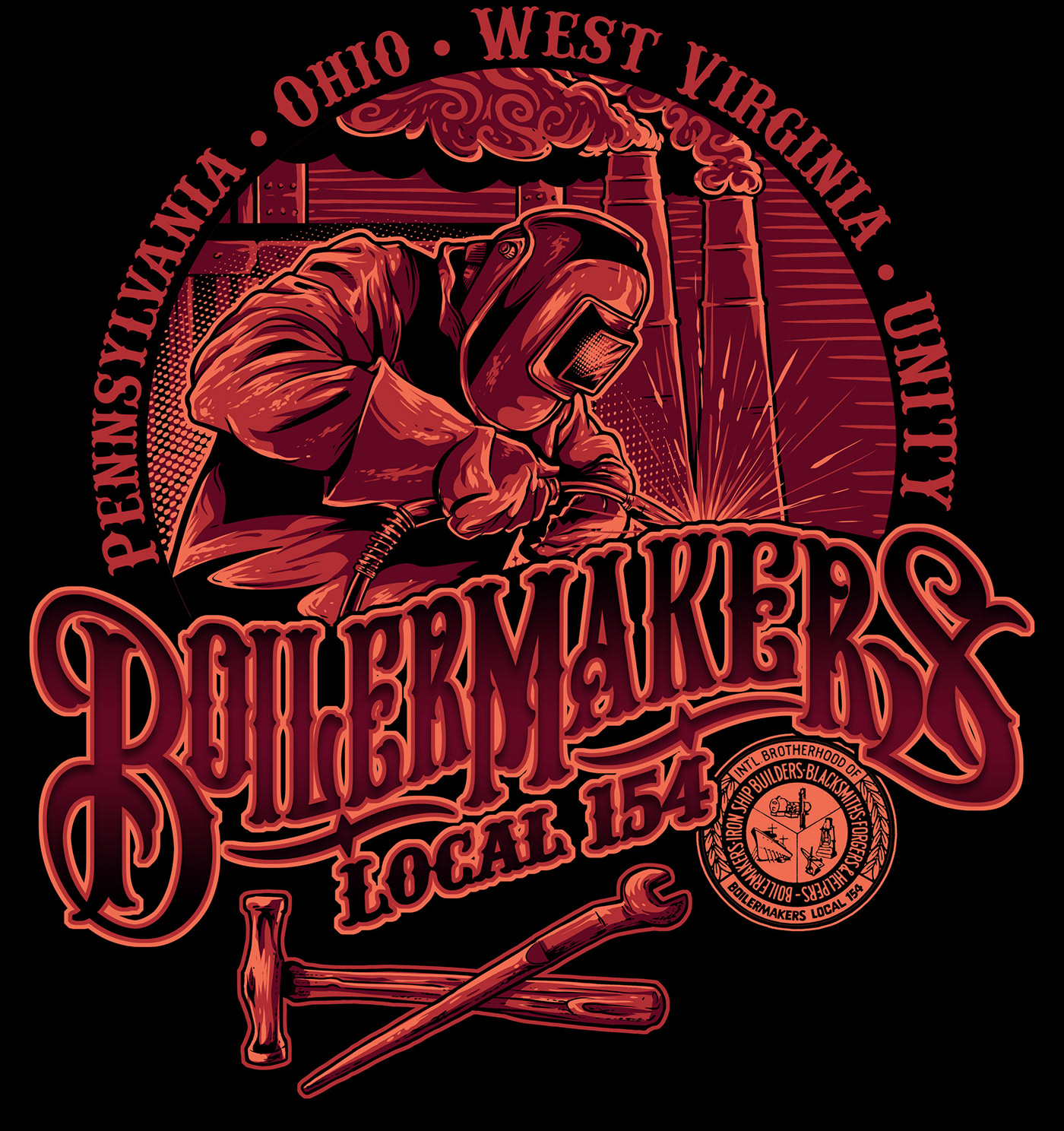 Boilermakers hard work pride trade worker trades union welder