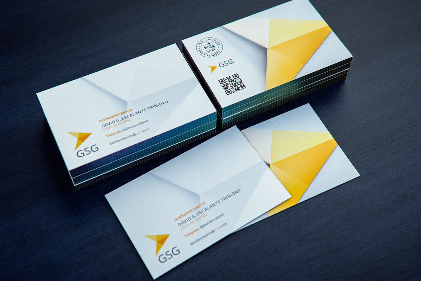 gsg david escalante cozumel mexico Tarjetas de Presentación business card brand