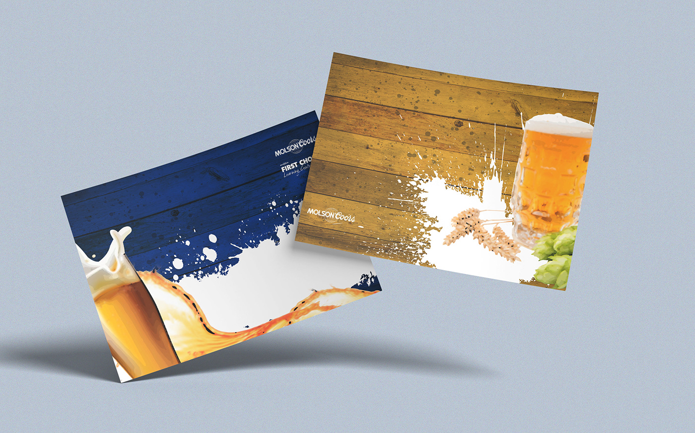 beer corporate flyer graphic design 