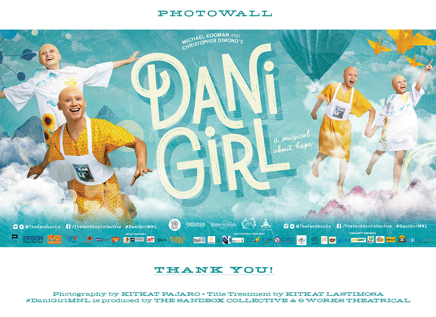 brand identity dani girl musical theater musicals Poster Design social media social media branding Social media post theater  visual identity