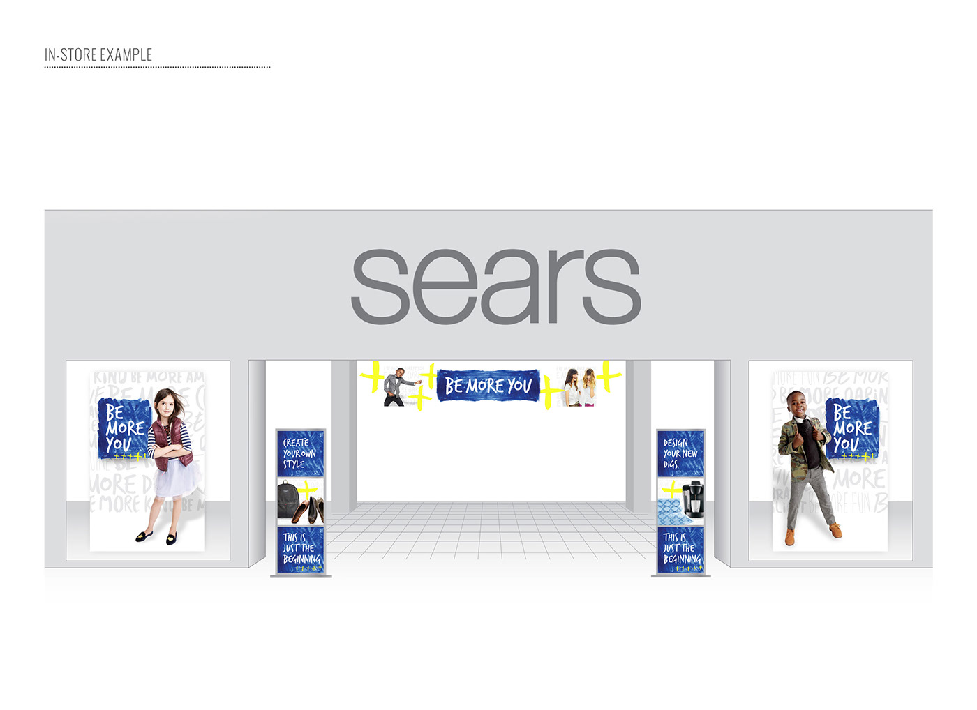 Retail concepts back to school Creative Direction  campaign