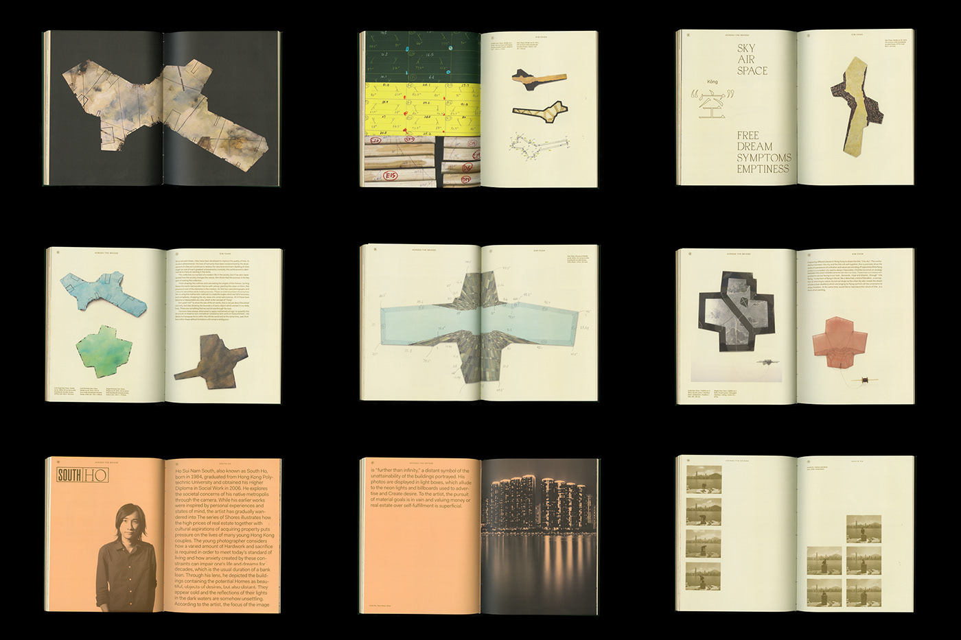 adobeawards hongkong bridge typography   editorial Bookdesign book Exhibition  catalog artists