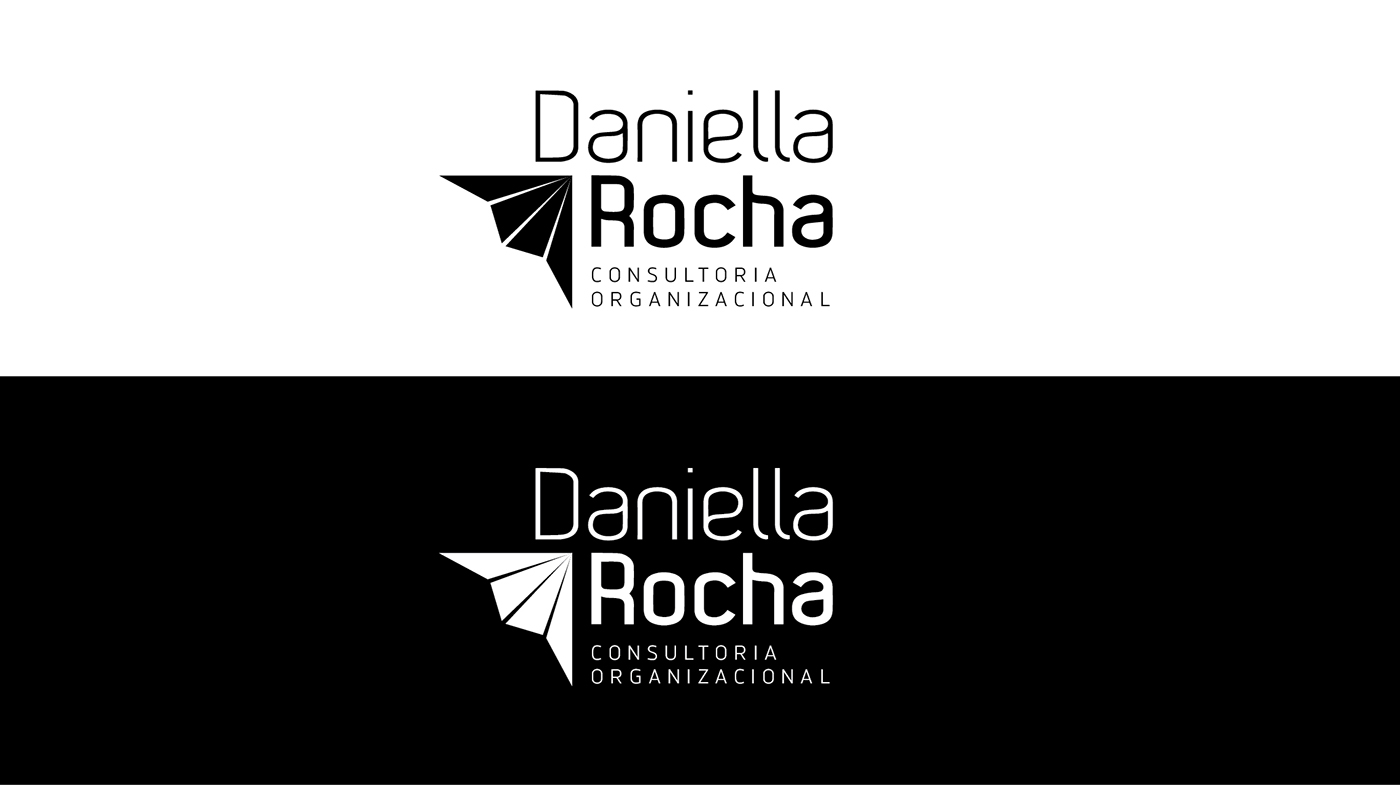 consultoria Daniella Rocha Consultoria Organizacional branding  marca design Logotipo