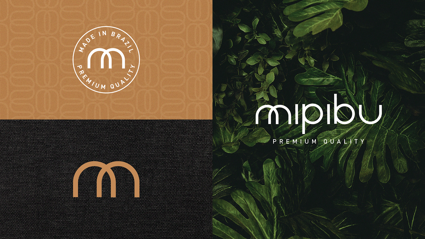 mipibu moda nordeste roupa masculina identidade visual ui design branding  Brazil tipografia marca