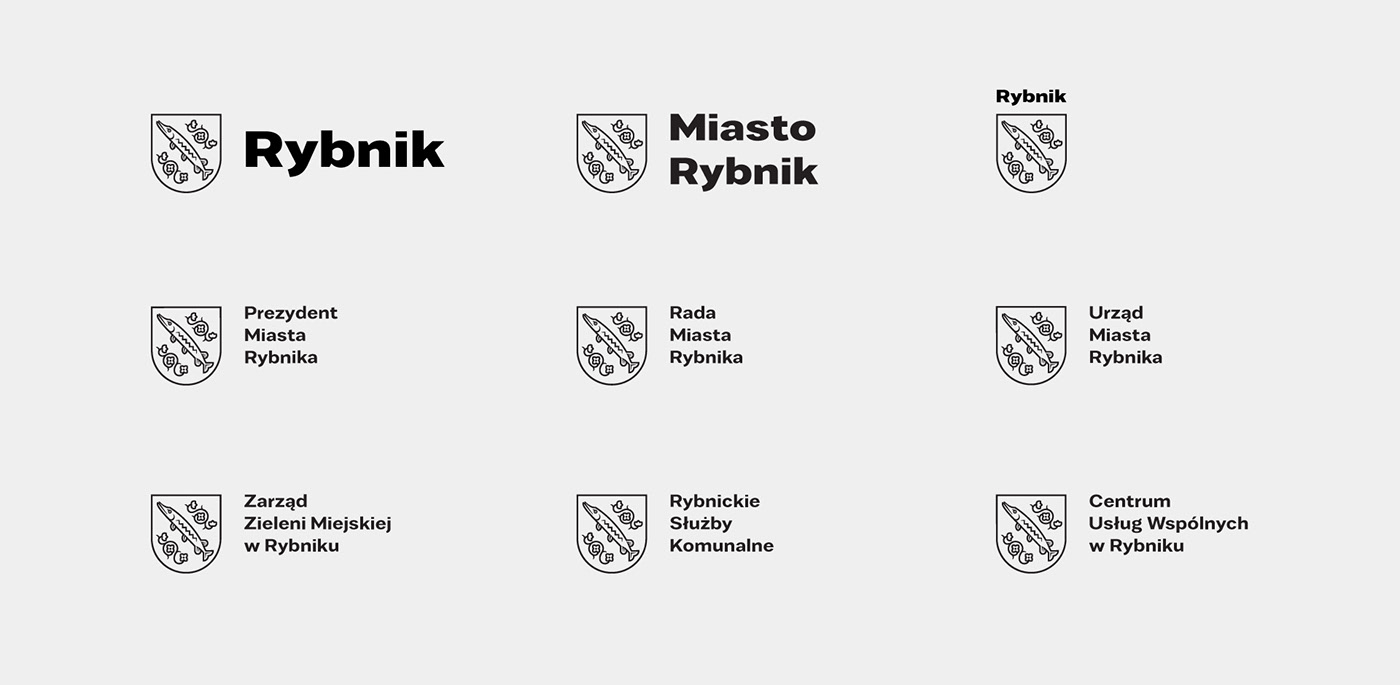 City branding city logo Rybnik new logo rybnik visual identity city visual identity municipal visual identity