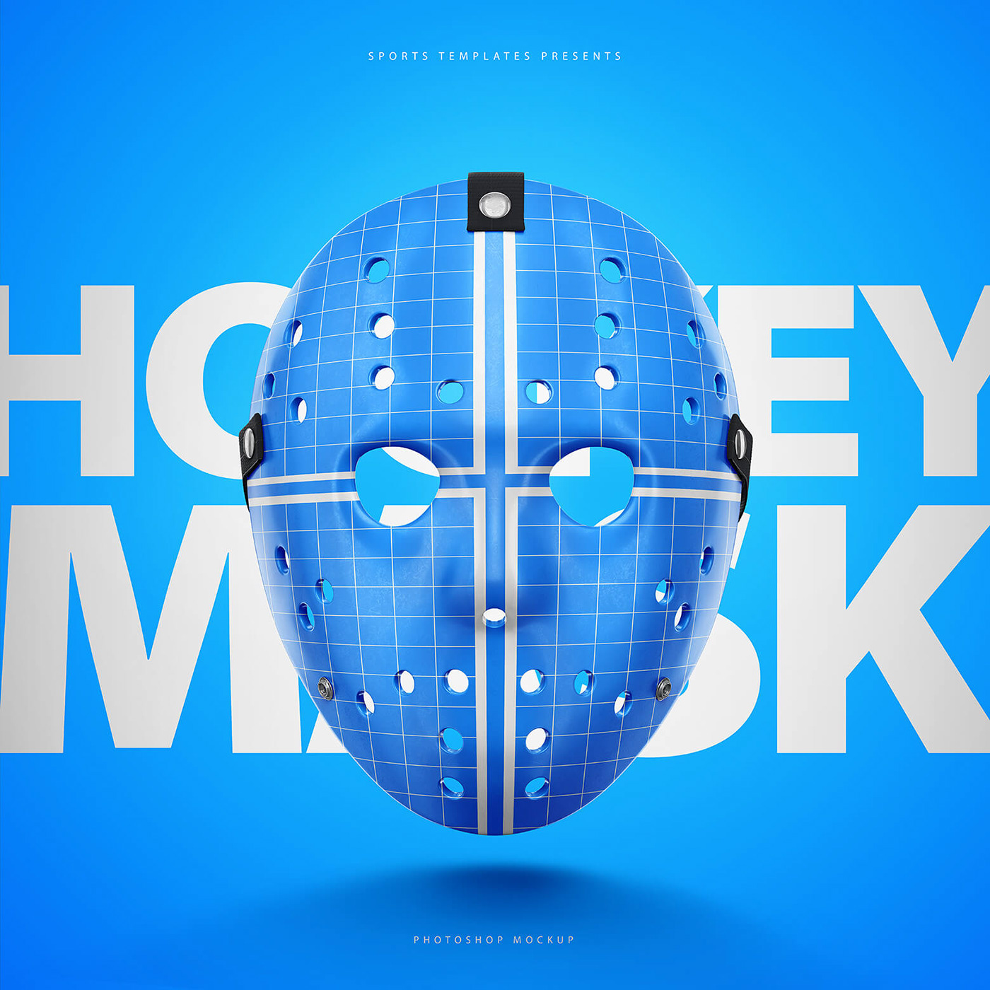 free psd template Mockup hockey Halloween Face mask hockey mask friday 13th Jason Voorhees