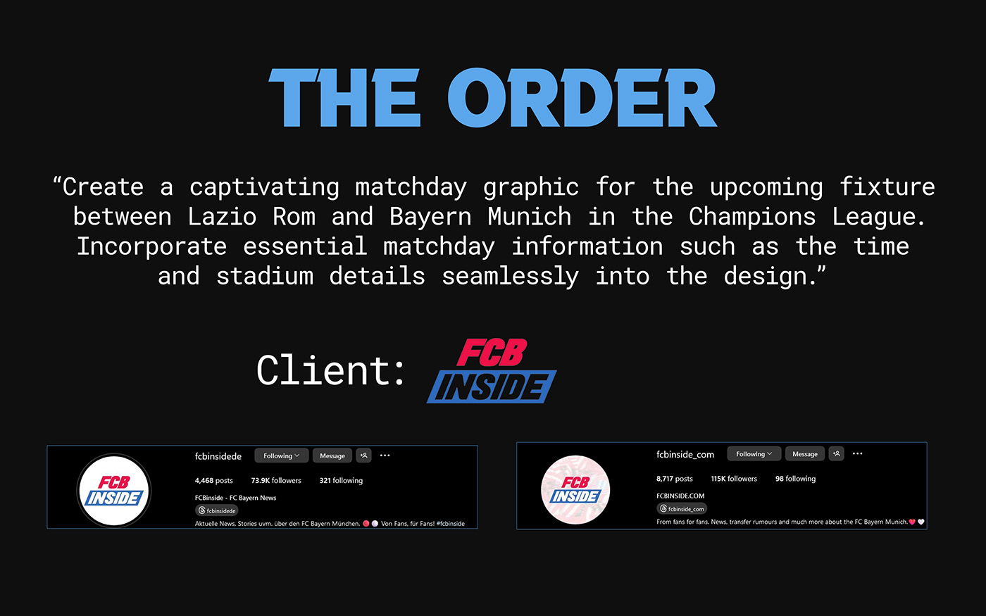 football football design Sports Design SMSports sports graphics champions league FCbayern soccer Soccer Design matchday
