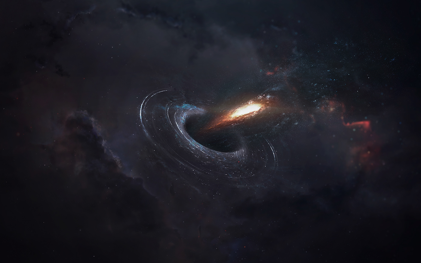 astronomy black hole concept art cosmos galaxy nasa sci-fi science fiction Space  starfield