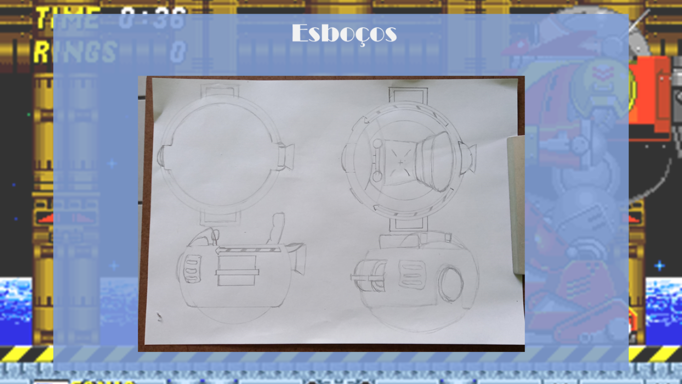 design dr eggman game projeto representação Sonic the Hedgehog tridimensional ufam