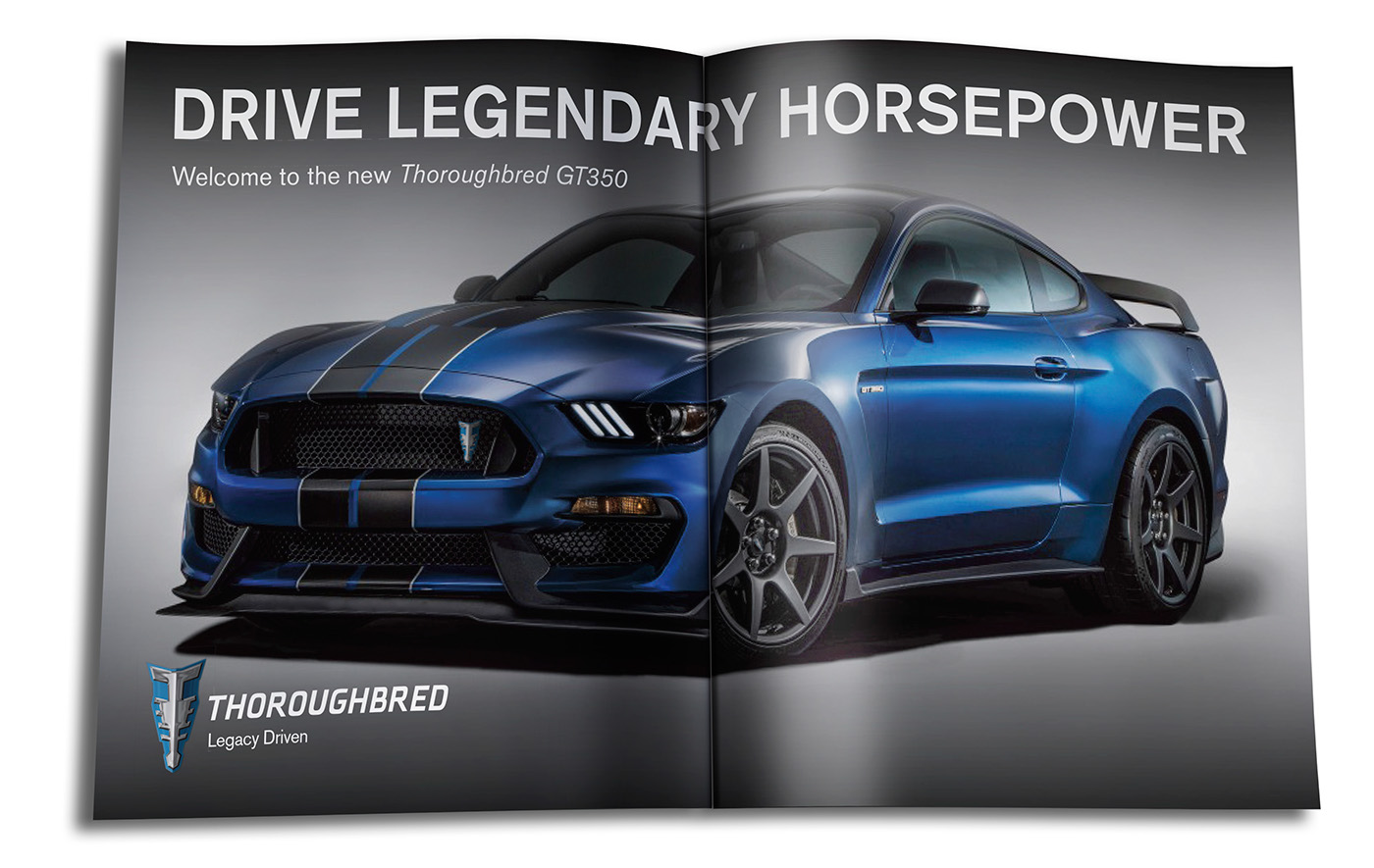 shelby Mustang Legacy Legendary muscle american race Rebrand thoroughbred Ford
