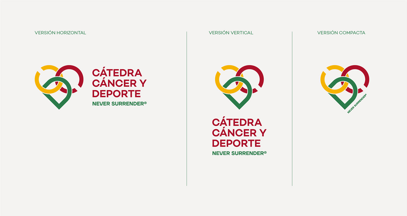 deporte cancer chair sports brand identity Logo Design catedra