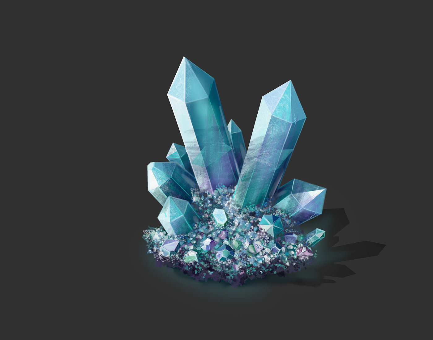 crystals Magic crystals minerals cg art brilliance кристаллы минералы сияние блеск магические кристалы