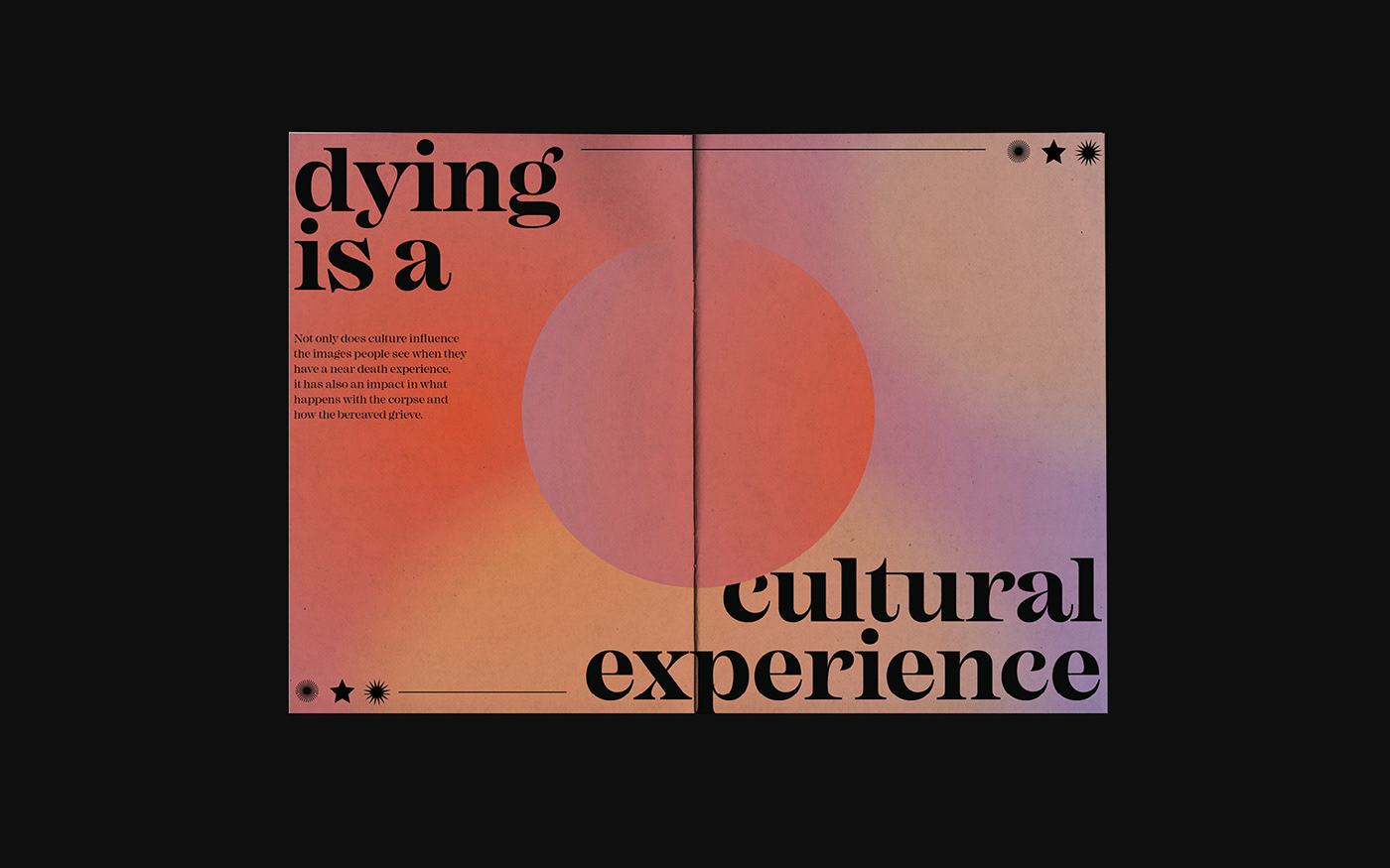 3D blender death dying experimental gradient Layout sculpture Selfproject Zine 