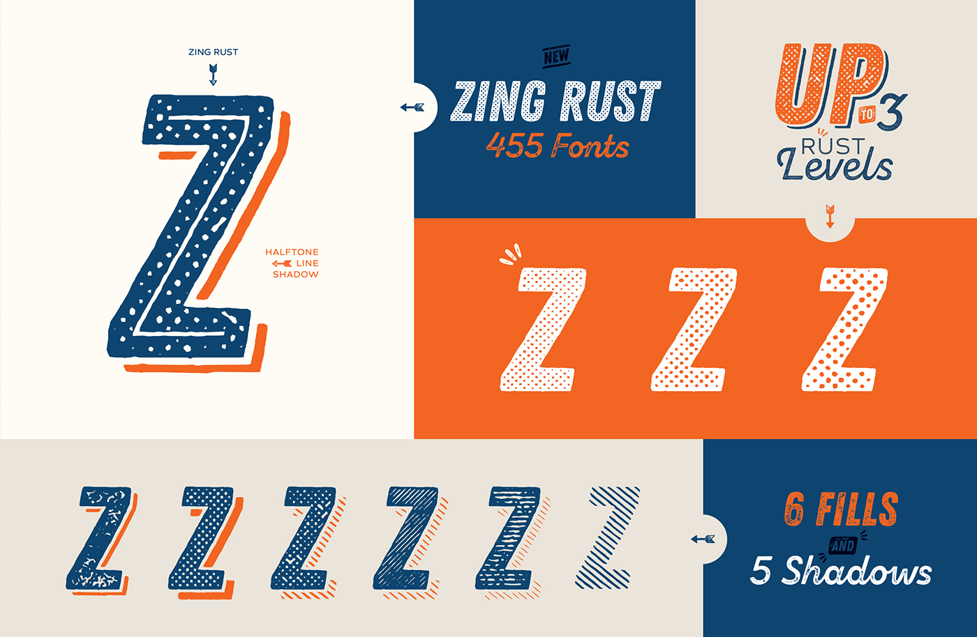 typography   font rust grunge Free font Typeface bundle zing rust Script sans serif