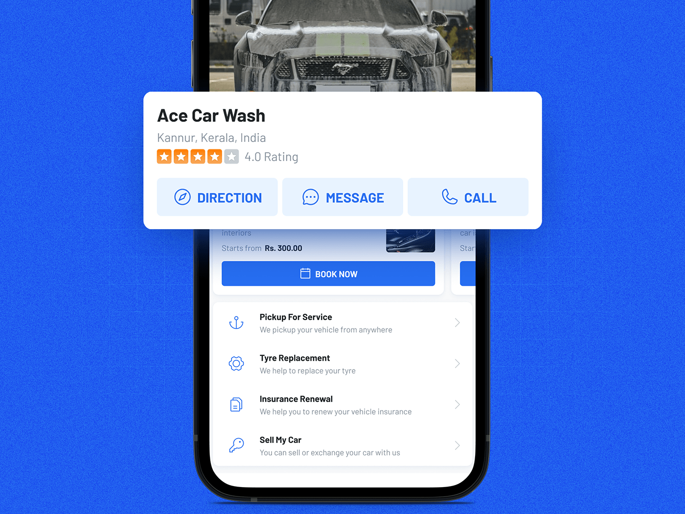 app ui car Car Wash App Car Washing design service center service center app UI/UX