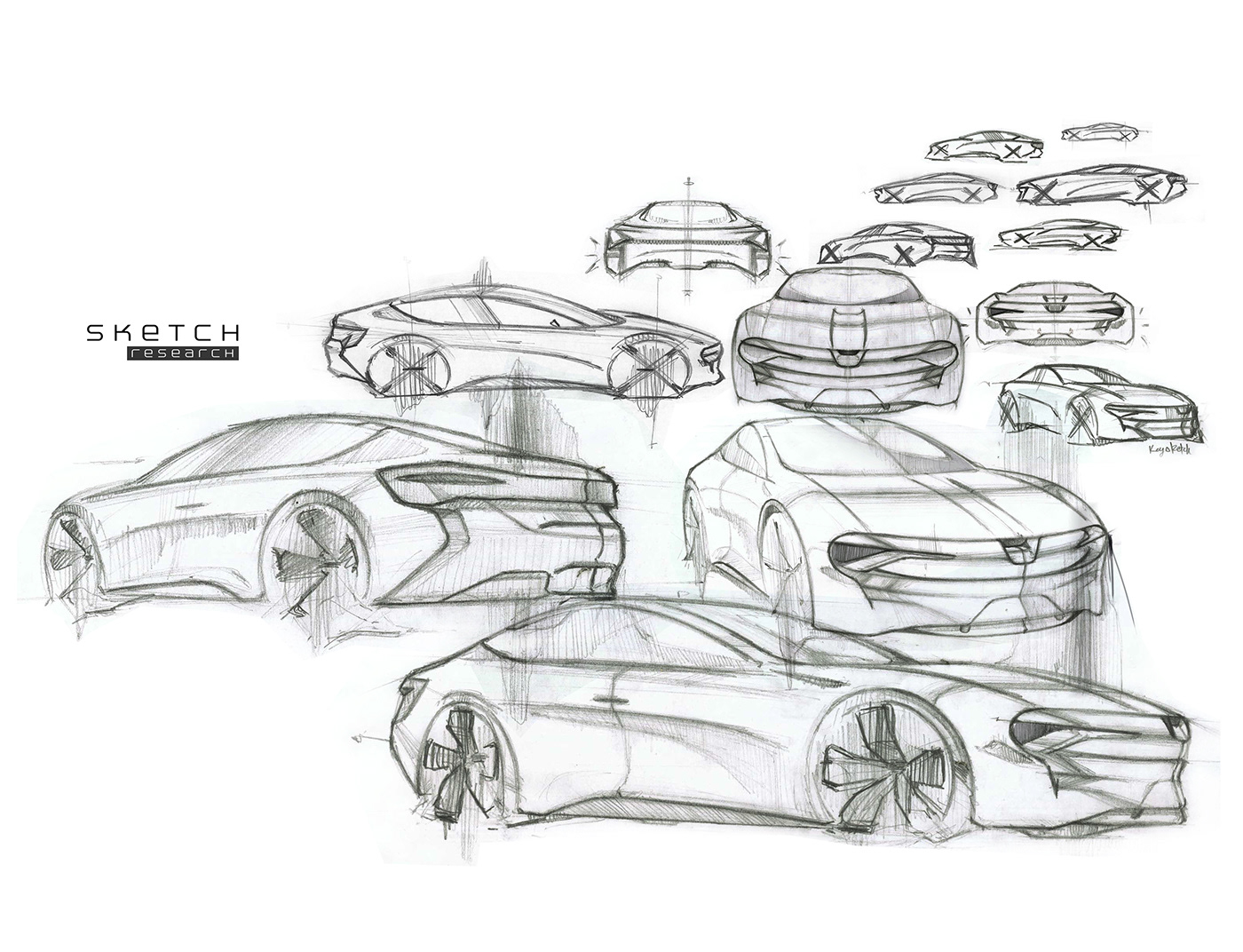3D automotive   concept dacia design Project sedan sketch Sportscar transportation