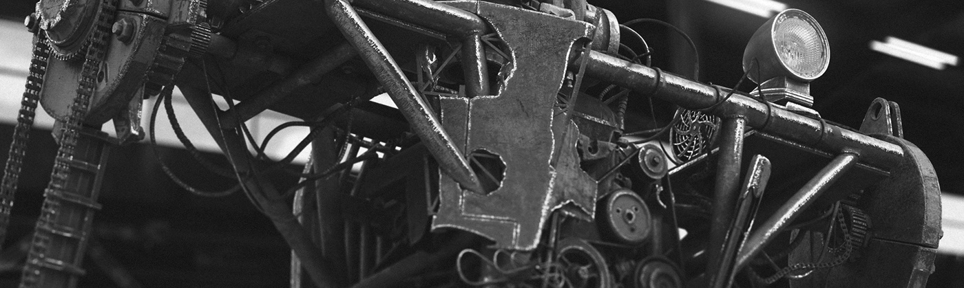 angar CGI danger device enginery machinery mechanism metal robot sci-fi