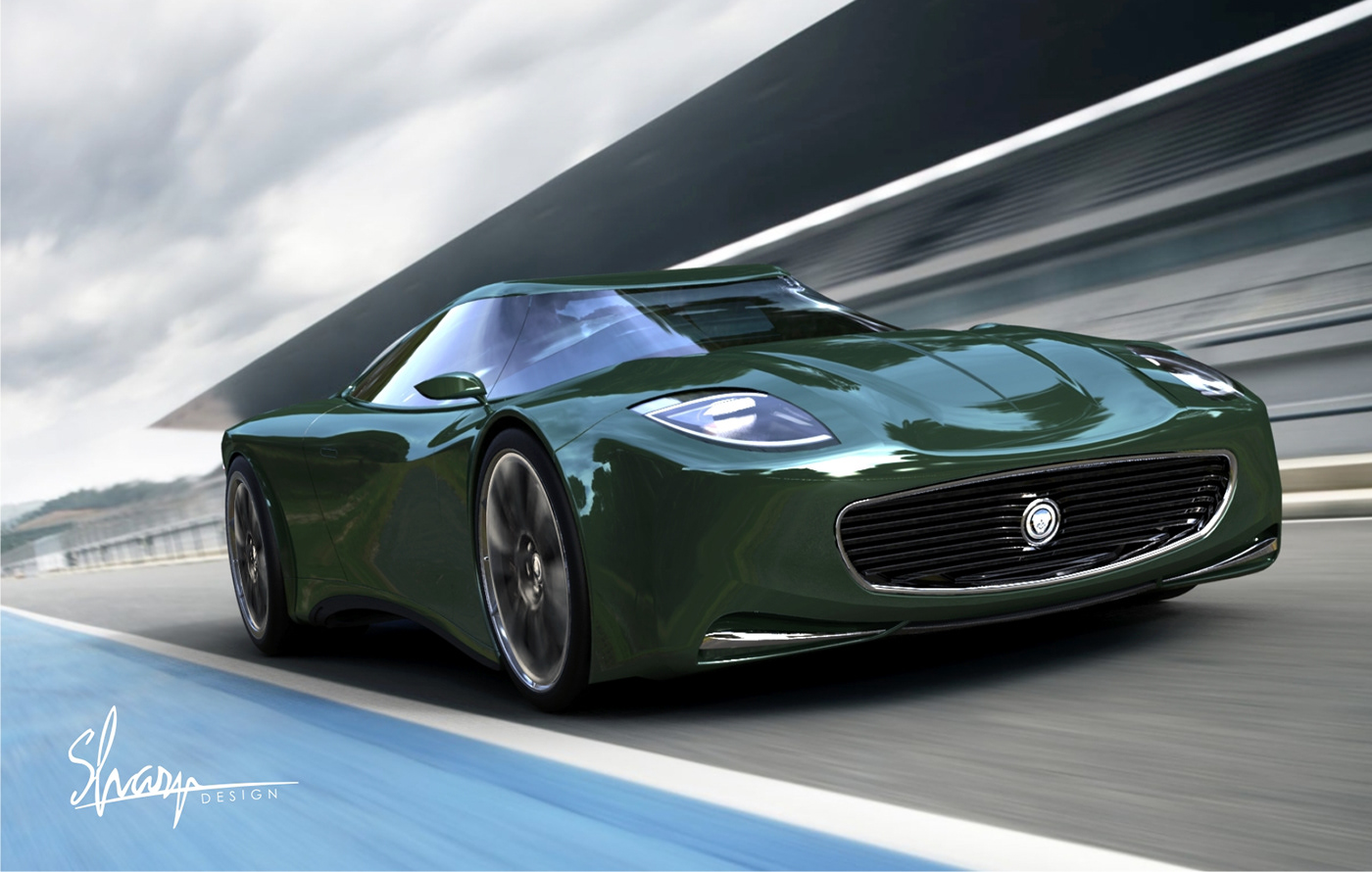 jaguar  Car concept car sports car  Rendering model automotive   modern  sustainable  green