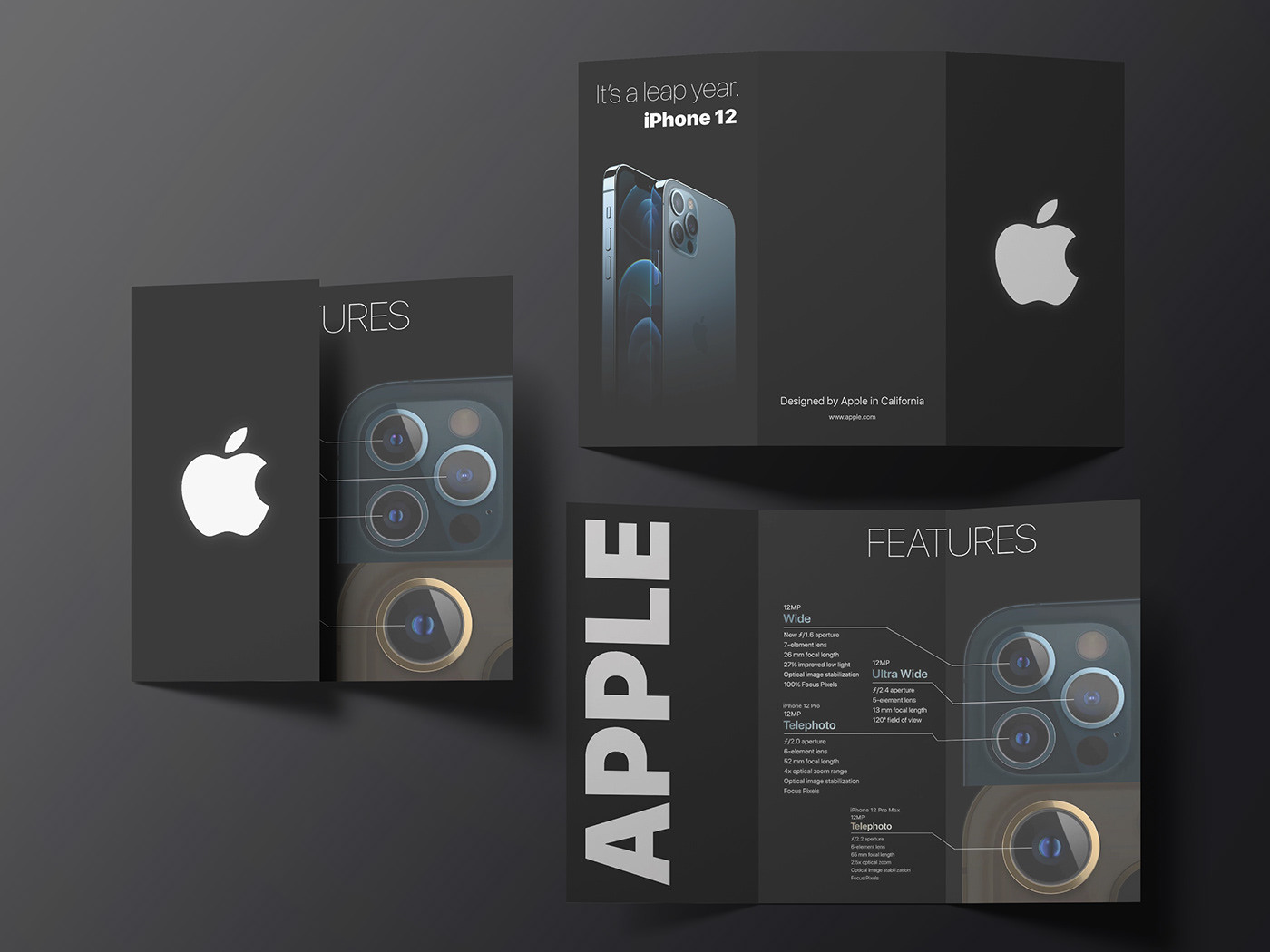 apple brochure brochure design flyer iphone trifold Trifold Brochure Design
