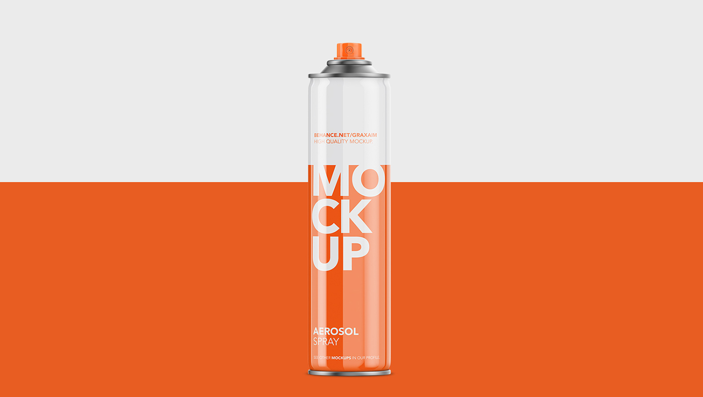 Mockup Package Mockup packaging mockup aerosol spray