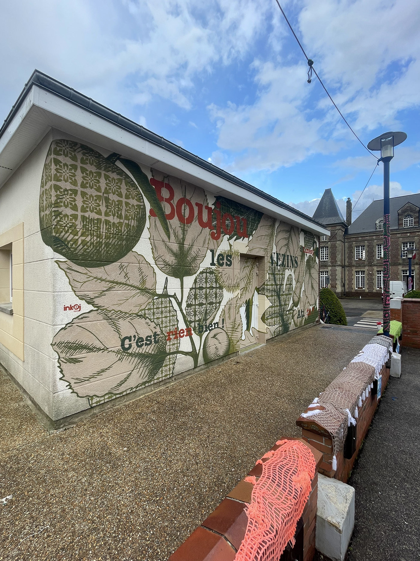 heritage Normandy streetart wallart