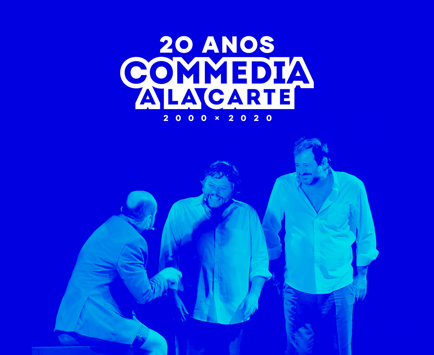 20 anos aquele abraço Commedia design Multimedia  celebration Cesar Mourão color comedy  Stage
