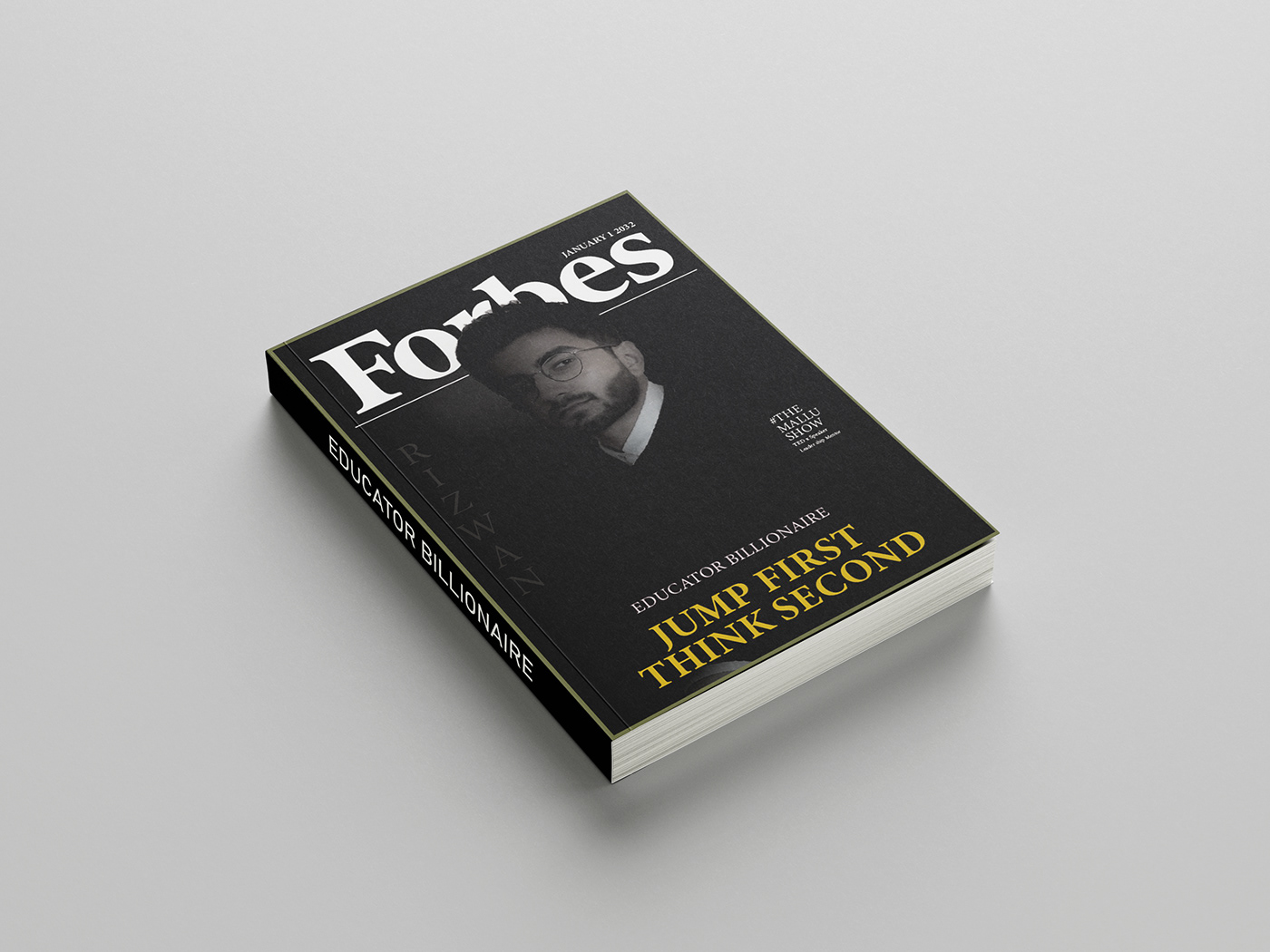 book magazine brochure Graphic Designer visual identity adobe illustrator marketing   Forbes Magazine Cover Magazine design