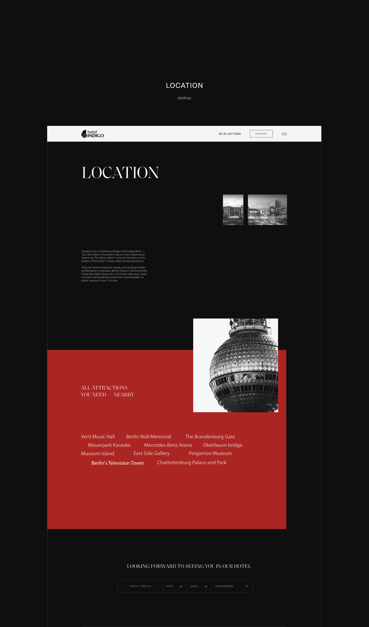 animations berlin clan hotels Interacrions modern real estate redesign uprock Webdesign