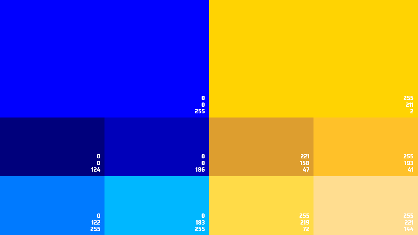 blue brand children colors geometric minimal onlus rebranding shapes yellow non profit