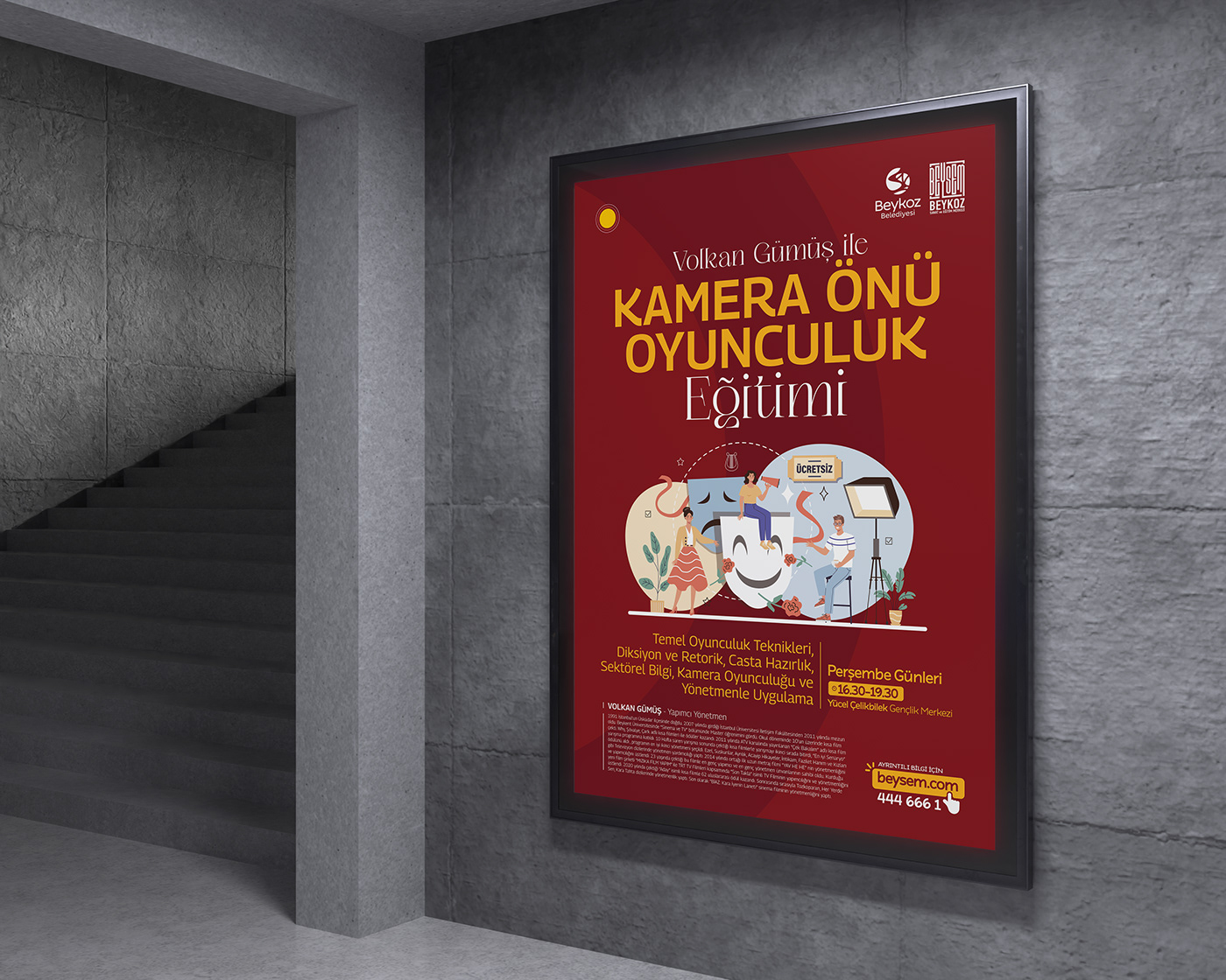 Advertising  Afiş banner billboard brochure camera Cinema flyer grafik tasarım sosyal medya