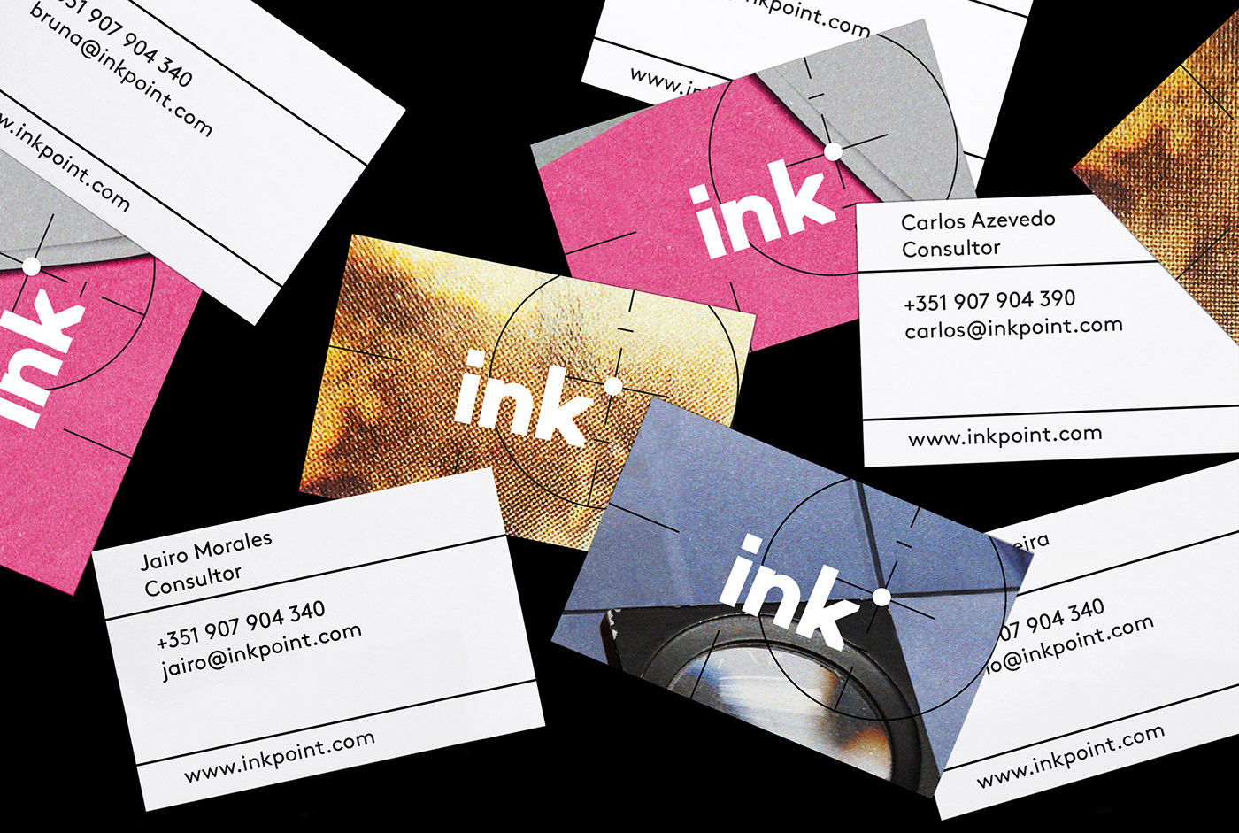 Web Design  inkpoint ink branding  UI/UX graphic design  print Web marca CMYK